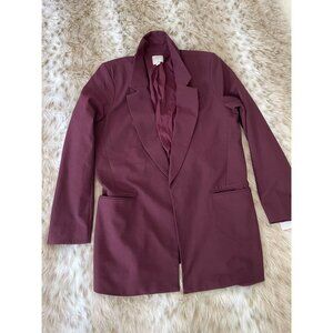 NWT Joie Women's XL Blazer Jacket Thin Padded Shoulders Classic Academia Y2K